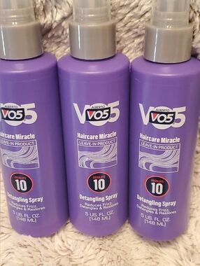 3-Alberto VO5 Haircare Miracle Leave-In Product Absolute 10-Detangling Spray 5oz